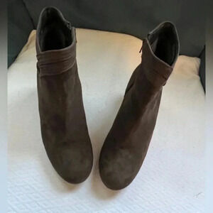 Clarks Brown Suede Boots Size 10M